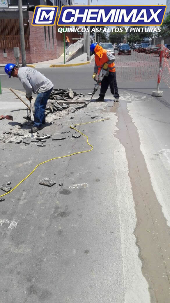 corte y eliminacion de asfalto